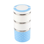 3 Layer Stainless Steel Insulation Thermo Thermal Lunch Box Food Container Hot