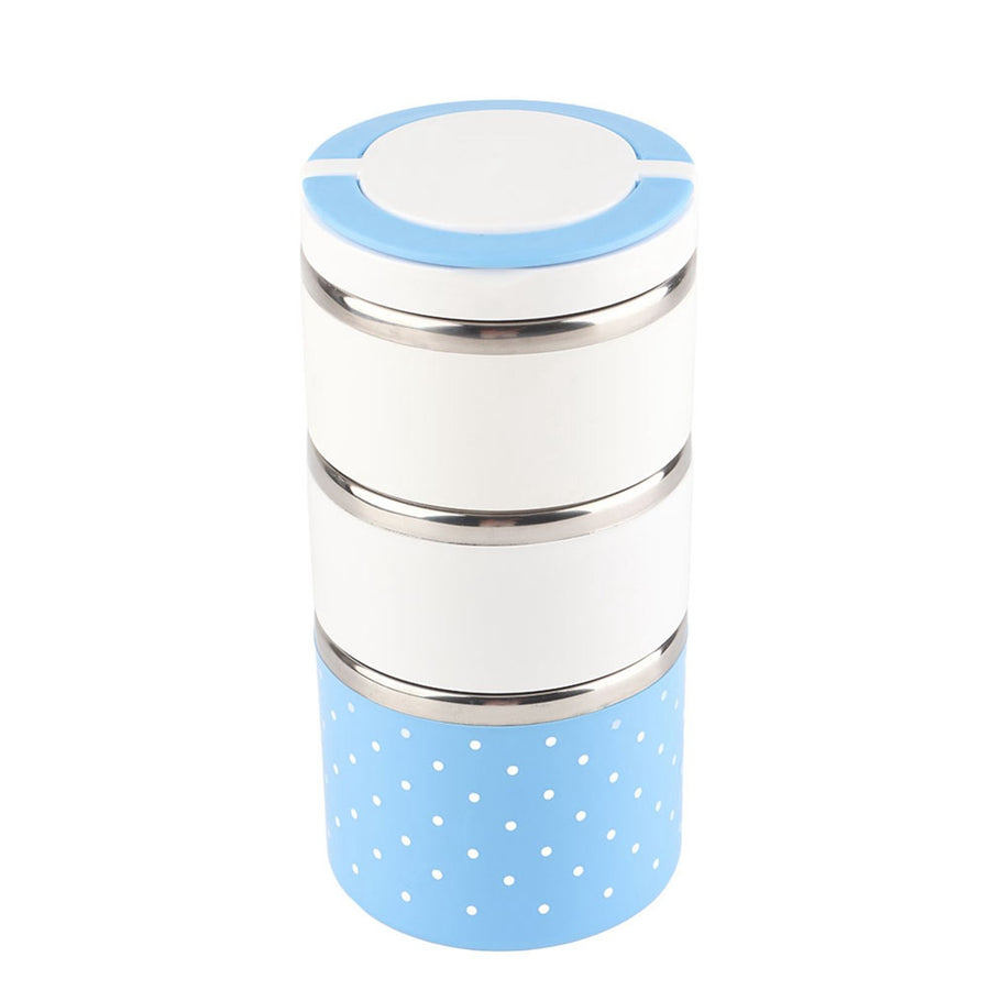 3 Layer Stainless Steel Insulation Thermo Thermal Lunch Box Food Container Hot