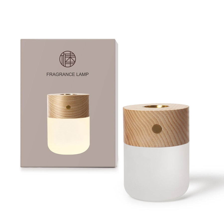 Mini Aromatherapy Lamp Rechargeable Night Light Bedroom Atmosphere Bedside Lamp Ornament Warm White Light 3 Levels of Brightness Touch Control