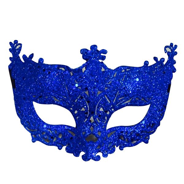 Half Face Cover Shiny Glitter Venetian Half Face Cover Eye Cover for Cosplay Party Prom Ball Costume Silver