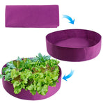 Felt Grow Bag 100 Gallon Breathable Planting Bag for Garden 127x30cm 1mm Thickness Purple