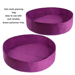 Felt Grow Bag 100 Gallon Breathable Planting Bag for Garden 127x30cm 1mm Thickness Purple