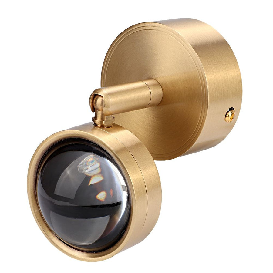 Simple Copper Wall Lamp Light for Corridor Stairway Passage Bedroom 3W 220V Warm White