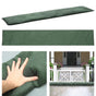 4PCS Water Activated Flood Barriers Non Woven Fabric Reusable Sandless Water Barrier Flood Bag for Rainy Season Green