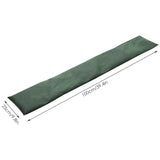 5PCS Water Activated Flood Barriers Non Woven Fabric Reusable Sandless Water Barrier Flood Bag for Rainy Season Green - Top-Down View