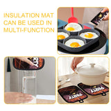 Halloween Baking Insulation Gloves Oven Microwave Oven Gloves Mat Set