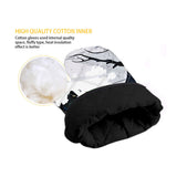 Halloween Baking Insulation Gloves Oven Microwave Oven Gloves Mat Set - Top-Down View