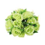 Flower Balls Bouquet Silk Cloth Simulation Bouquet Prop for Car Auditorium Hall Decoration Green