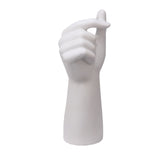 Table Vase White Color 10cm Long Ceramic Vases Decorative