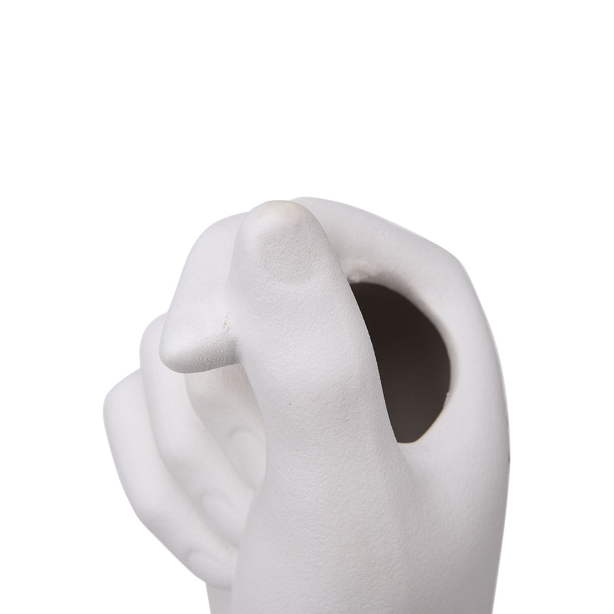 Table Vase White Color 10cm Long Ceramic Vases Decorative