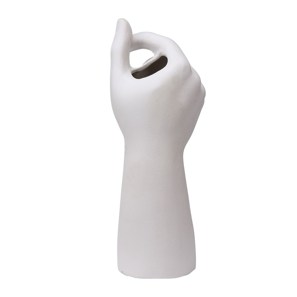 Table Vase White Color 10cm Long Ceramic Vases Decorative