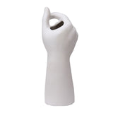 Table Vase White Color 10cm Long Ceramic Vases Decorative