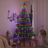 Christmas Tree Decorative Lights String Garden Layout Waterfall Lights Party Camping Atmosphere Lights LED Water Lights