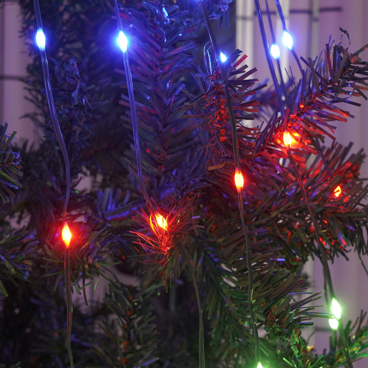 Christmas Tree Decorative Lights String Garden Layout Waterfall Lights Party Camping Atmosphere Lights LED Water Lights