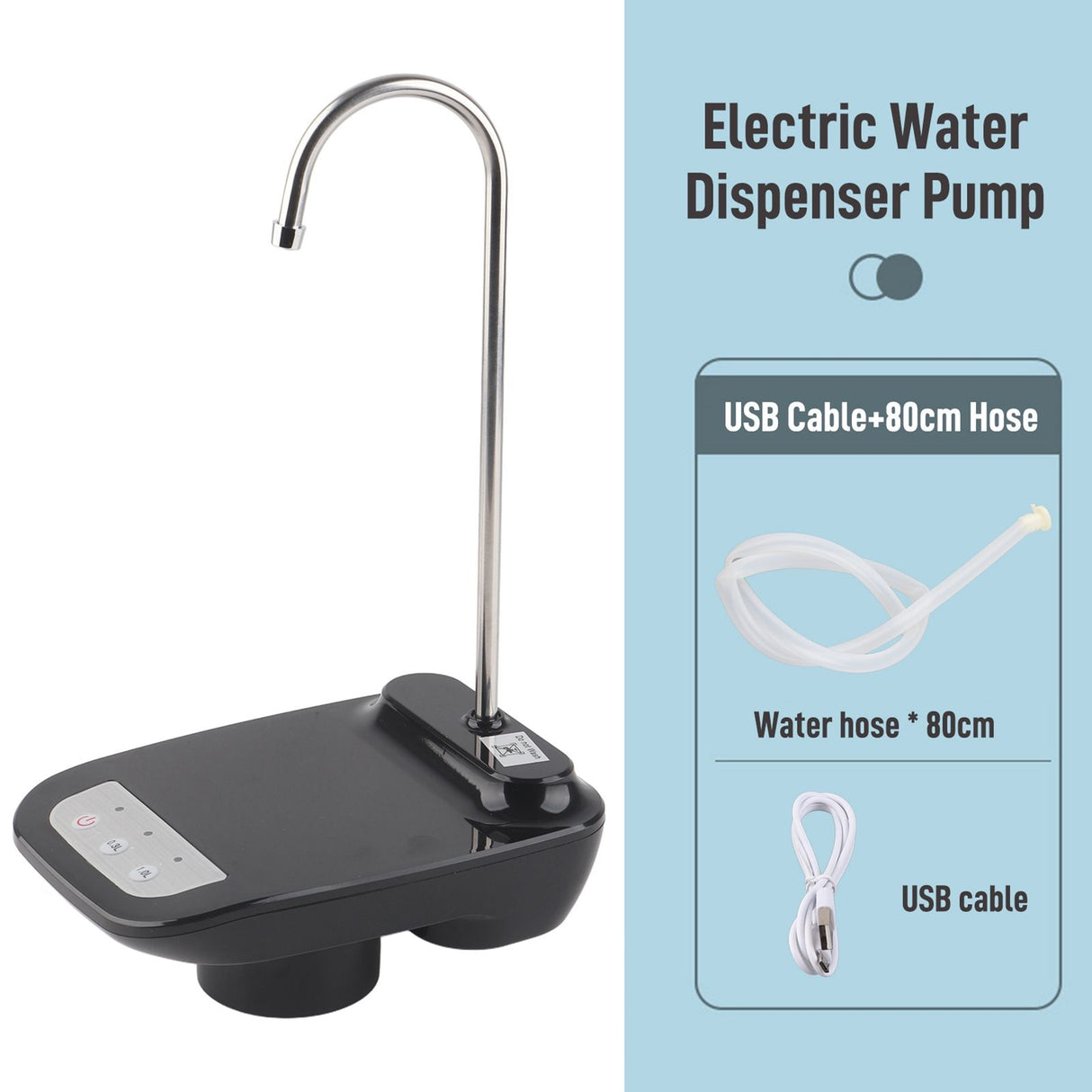 Electric Water Dispenser Home Office Multifunctional USB Pressure Water Dispenser