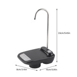 Electric Water Dispenser Home Office Multifunctional USB Pressure Water Dispenser - Side View