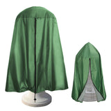 Garden Fountain Statue Protective Cover Silver Coated Oxford Cloth Waterproof Windproof Fountain Protector