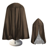 Garden Fountain Statue Protective Cover Silver Coated Oxford Cloth Waterproof Windproof Fountain Protector