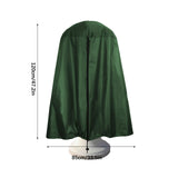 Garden Fountain Statue Protective Cover Silver Coated Oxford Cloth Waterproof Windproof Fountain Protector
