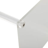 Wedding Acrylic Road Lead Flower Stand Cylinder Vase Flower Arrangement Wedding Decoration - Side View