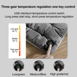 Graphene Heated Seat Cushion Office USB Heated Seat Cushion Car Seat Cushion