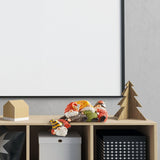 Christmas Ornament Emitting Resin Christmas Decorations Ornaments Gifts for Hotel Window Display - 45-Degree Angle