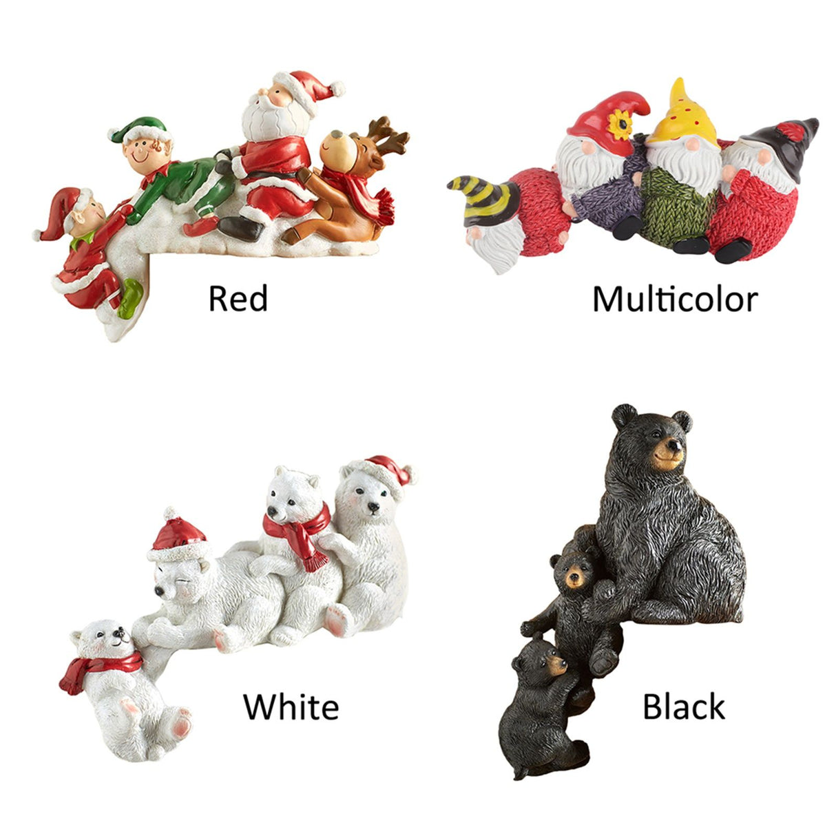 Christmas Ornament Emitting Resin Christmas Decorations Ornaments Gifts for Hotel Window Display