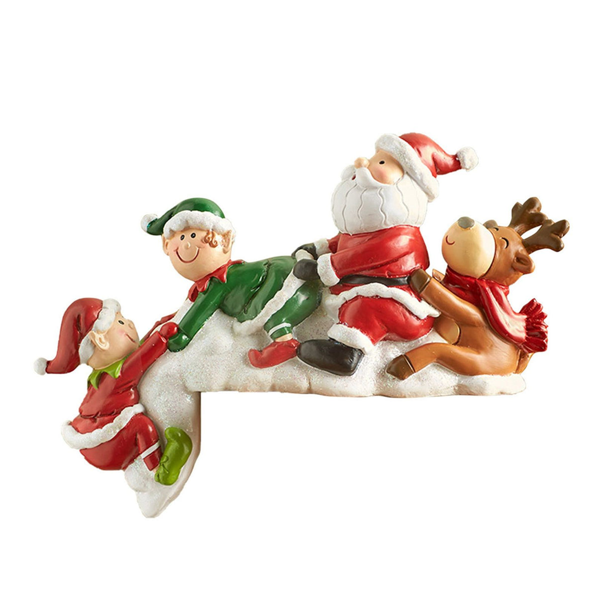 Christmas Ornament Emitting Resin Christmas Decorations Ornaments Gifts for Hotel Window Display