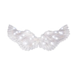 Glowing Angel Wings with LED String Lights Halloween Party Cosplay Costume Accessories Props - Front View