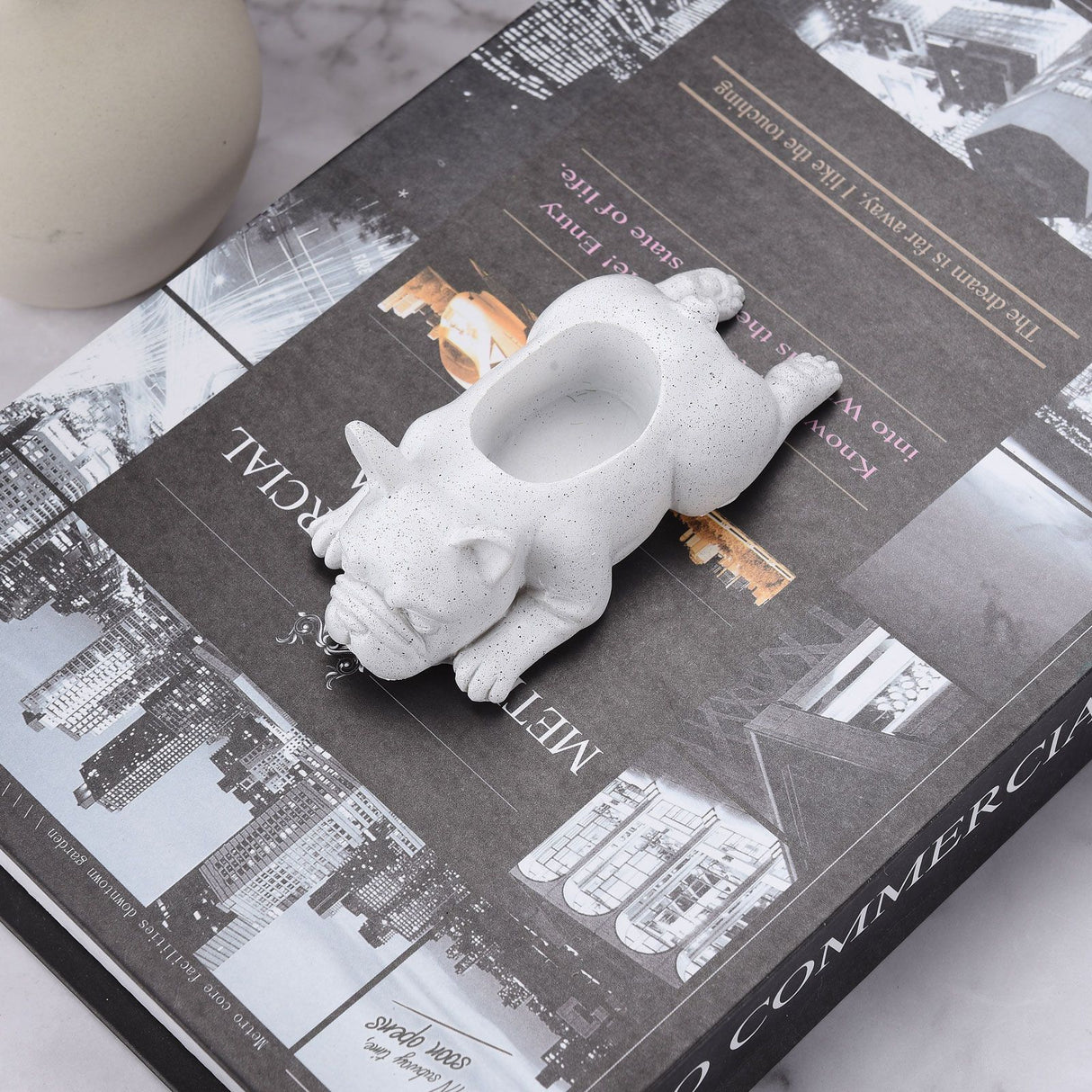 Puppy Pot Decoration Resin Pot Dog Flower Plant Pot