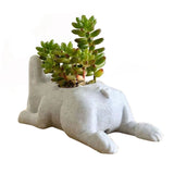 Puppy Pot Decoration Resin Pot Dog Flower Plant Pot - Extra Image