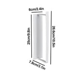 Washing Machine Side Hanger Non Punching Magnetic Hanger Storage Rack - Top-Down View