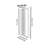 Washing Machine Side Hanger Non Punching Magnetic Hanger Storage Rack - Top-Down View