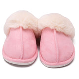 Women Heated Slipper USB Constant Temperature 50 Degrees Electric Foot Warmer Shoes for Winter Cold Weather - Top-Down View