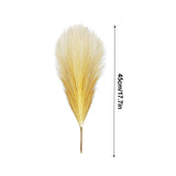 8Pcs Artificial Pampas Grass Versatile Decorative Gradient Blue Modern Vase Filler Faux Pampas Grass For Home Office Parties