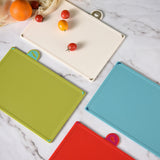 4 Pcs Creative Complementary Food Special Wheat Straw Cutting Board PP Plastic Cutting Board Cutting Board - Side View
