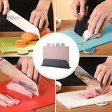 4 Pcs Creative Complementary Food Special Wheat Straw Cutting Board PP Plastic Cutting Board Cutting Board