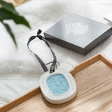 Hanging Aromatherapy Wax Tablets Home Closet Odor Freshener Car Solid Air Freshener Pendant - Close-Up Angle