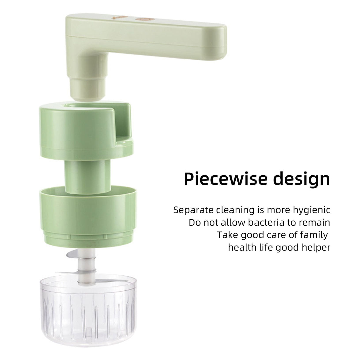 6 In1 Garlic Beater Wireless Garlic Masher Multifunctional Mini Handheld Small Whisk Garlic Masher Home Electric Garlic Masher