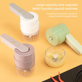 6 In1 Garlic Beater Wireless Garlic Masher Multifunctional Mini Handheld Small Whisk Garlic Masher Home Electric Garlic Masher - Extra Image