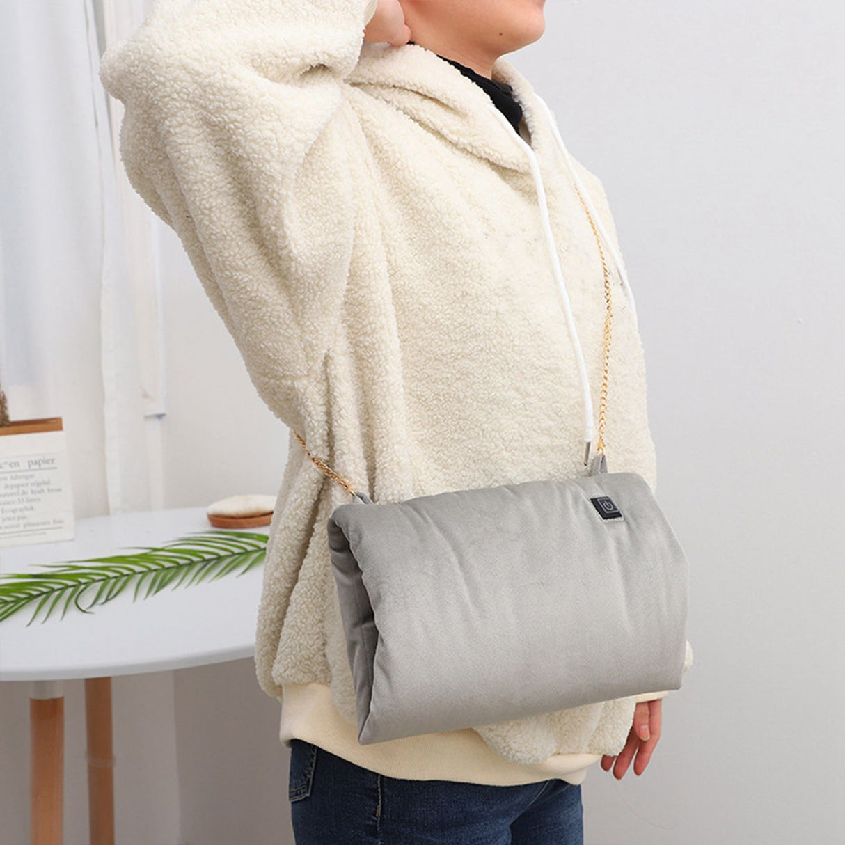 USB Charging Hand Warmer Three Temperature Control Electric Blanket Portable Heating Cushion Hand Warmer