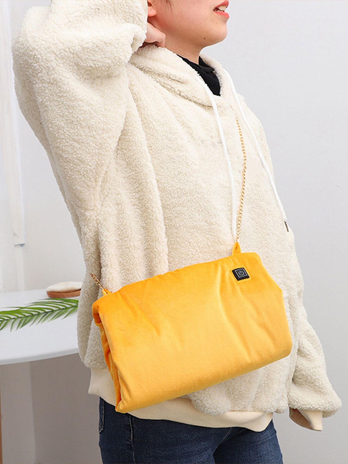 USB Charging Hand Warmer Three Temperature Control Electric Blanket Portable Heating Cushion Hand Warmer