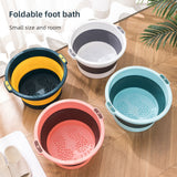 Foldable Foot Bath Household Foot Wash Basin Foot Massage Foot Bath - Low Angle