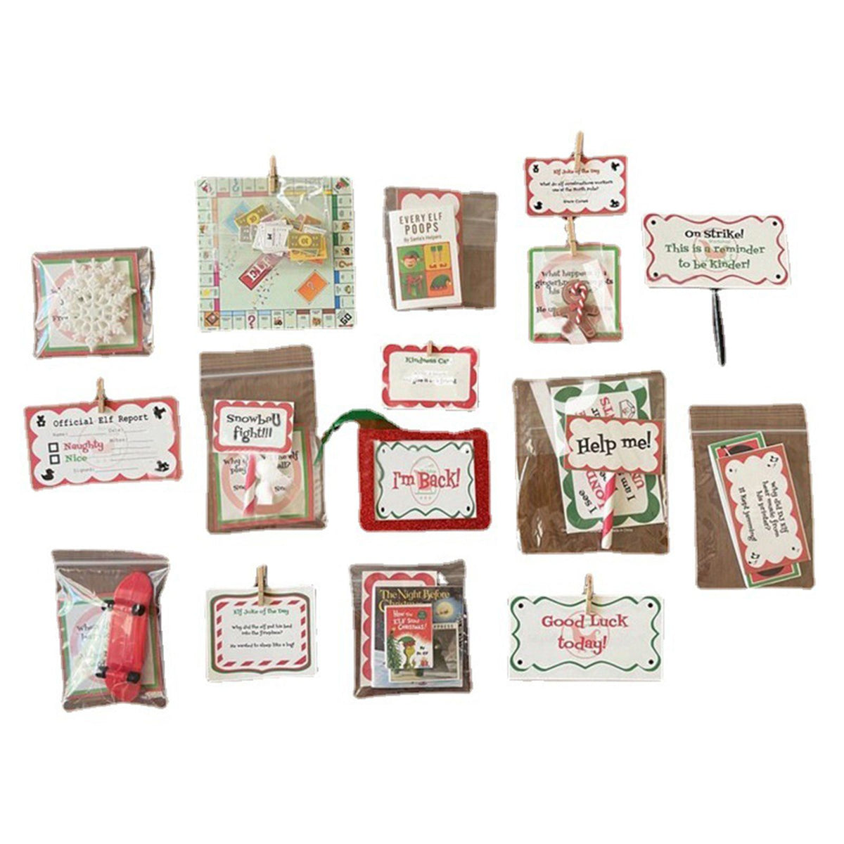 Christmas Advent Elf Gift Set Christmas Gift Set