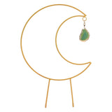 Plant Climbing Frame Climbing Vine Iron Flower Frame Moon Bracket Plant Trellis - Front View