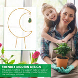 Plant Climbing Frame Climbing Vine Iron Flower Frame Moon Bracket Plant Trellis - Extra Image