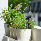Plant Climbing Frame Climbing Vine Iron Flower Frame Moon Bracket Plant Trellis - Extra Image
