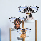 Creative Eyeglass Frame Resin Animal Glasses Holder Beautifully Handcrafted Eyeglass Stand - Low Angle