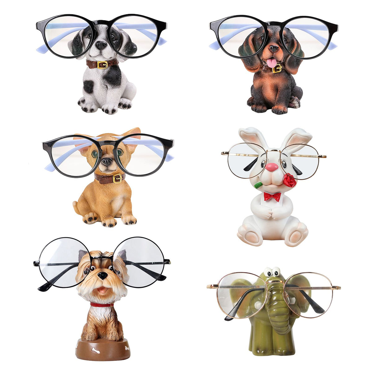 Creative Eyeglass Frame Resin Animal Glasses Holder Beautifully Handcrafted Eyeglass Stand