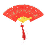 2023 Rabbit Year Spring Festival Creative Fan Shaped Folding Red Envelope New Year Fan Red Envelope